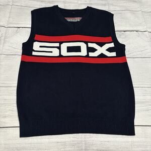 Chicago White Sox Sweater Vest Mens Medium SGA Ditka MLB Baseball V-Neck Knit